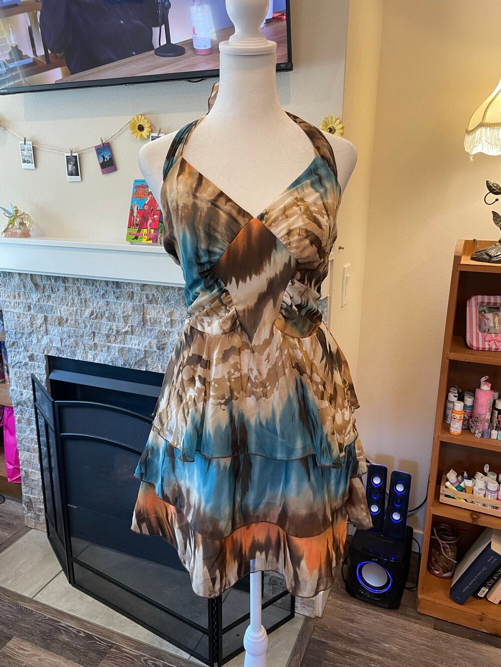 sele tye dye y2k fairy dress